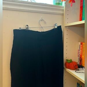 Pantalons de laine noires du H&M